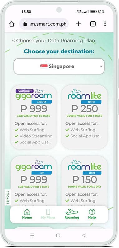 how to roaming your smart sim card|celcom roaming 7 day pass.